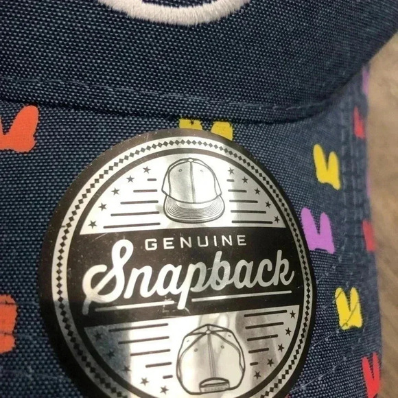 Disney Minnie Mouse Multi Bow Snapback Baseball Cap Adjustable - one size - Picture 3 of 7